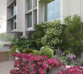 Bougainvillea Residences Building Garden View