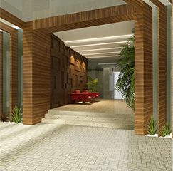 Bougainvillea Residences Building corridor